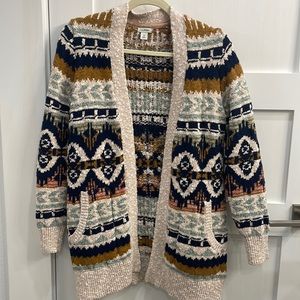 L.L. Bean Cotton Open Cardigan